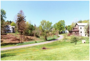 View of both Stratton House and Stratton Mill.